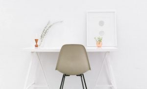 home office desk and chair